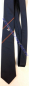 Preview: Feuerwehrkrawatte dunkelblau, mit kleinem Logo und Streifen, 100% Polyester